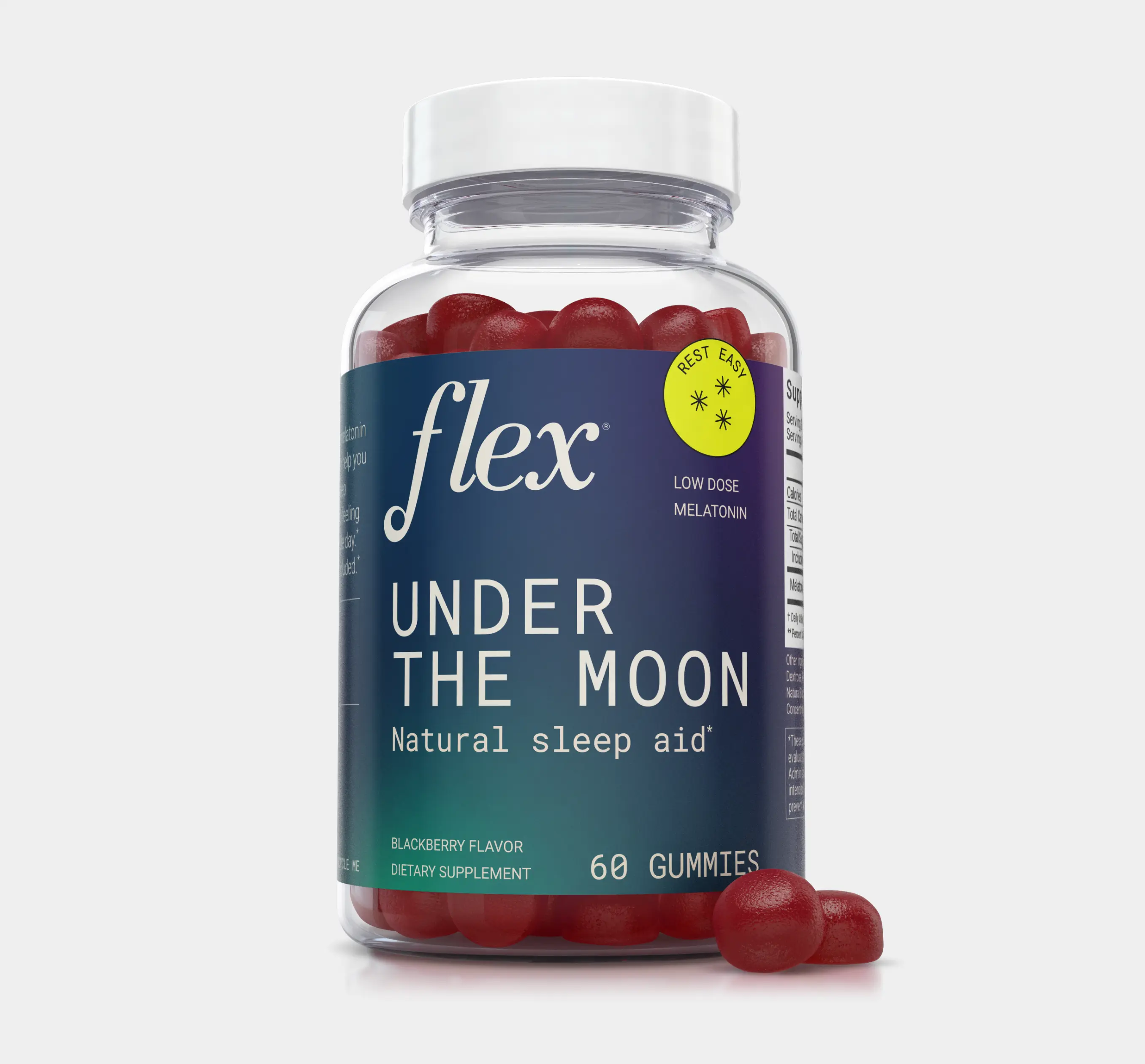 Flex Under the Moon Gummies Bottle Front.webp